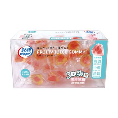 120g爽口果汁軟糖(櫻花白桃味)